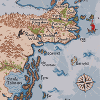 Realm of the Elderlings Map Blanket