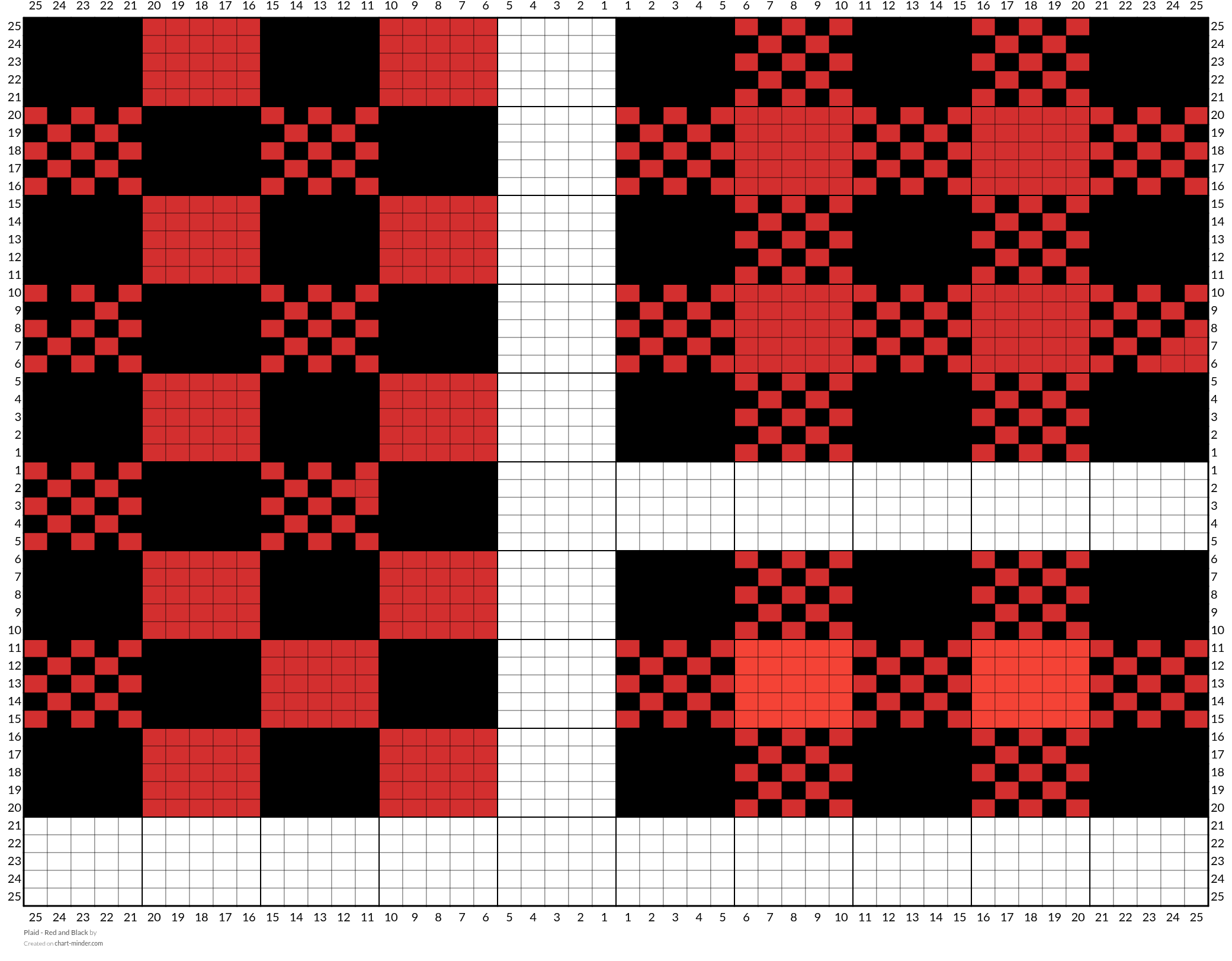 Plaid - Red and Black