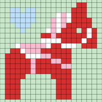 붉은말의해 티코스터