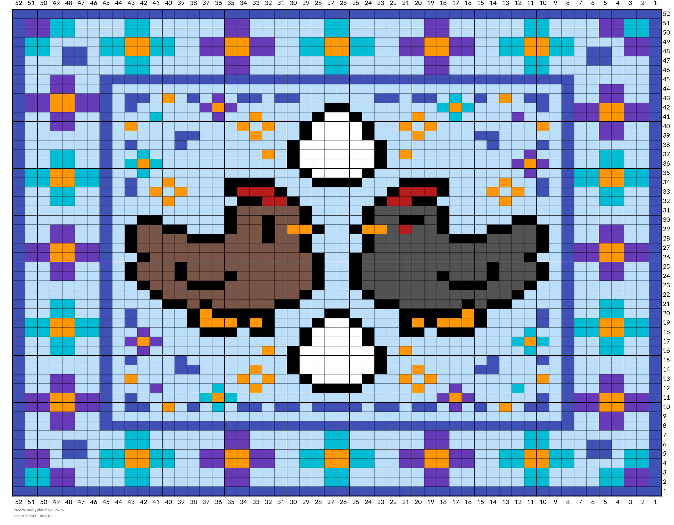 Stardew valley chicken pillow