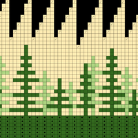 Trees with Charisma Stripes TOO SMALL