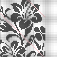 Copy of flower filet crochet