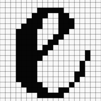 Cursive e