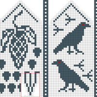 Copy of Selbu Mittens Blank Chart