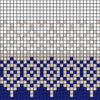 Color bleed Fair Isle