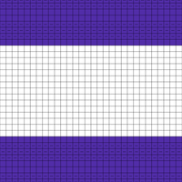 Purple and gray garter