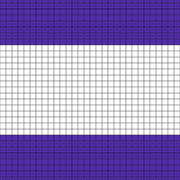 Purple and gray garter