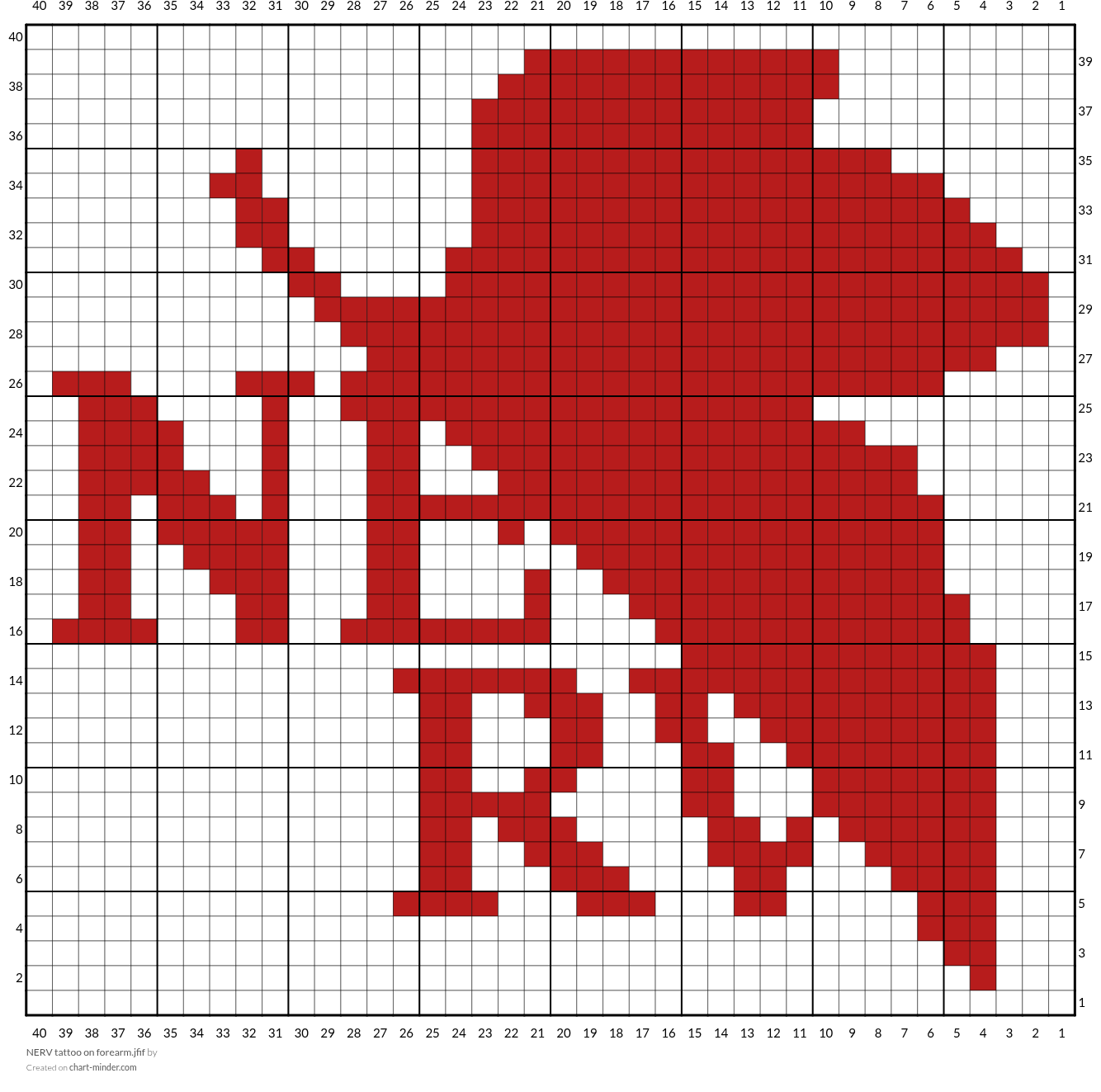 NERV tattoo on forearm.jfif