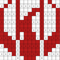 Rebel Loon flat knit pattern