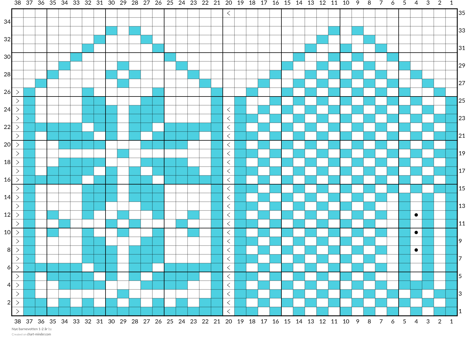 Nye barnevotten 1-2 år