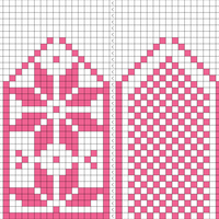 Copy of Nye barnevotten 1-2 år pinne 2,5 - 2-3 år pinne nr 2,5 og 3