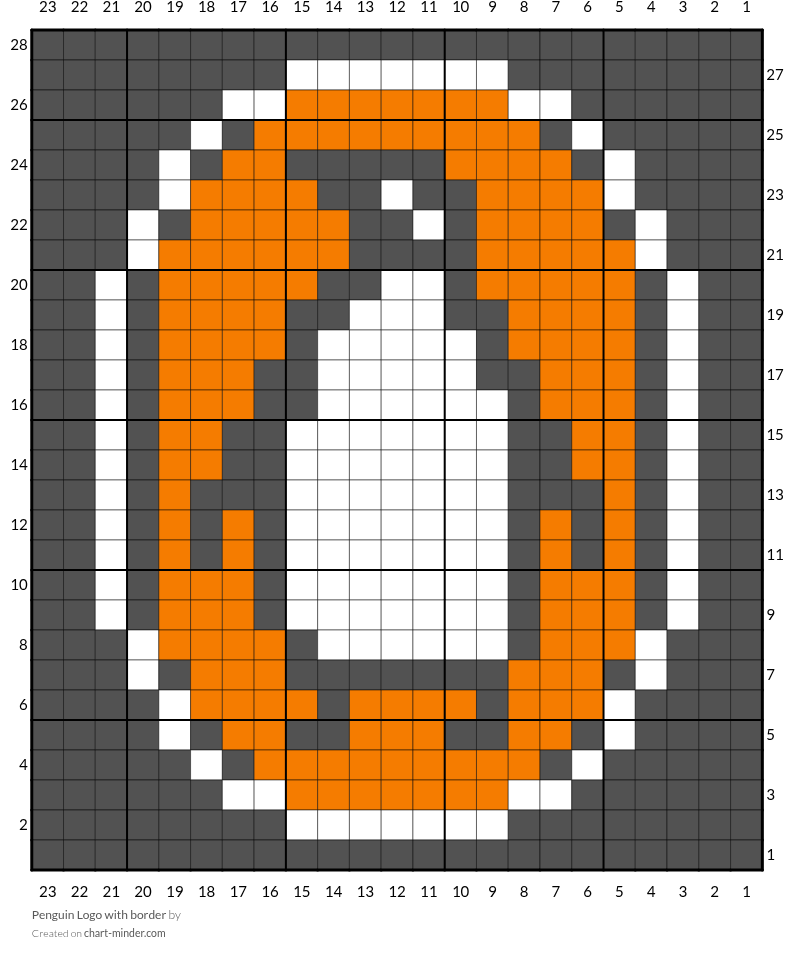 Penguin Logo with border