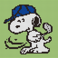Copy of Snoopy golf tapestry