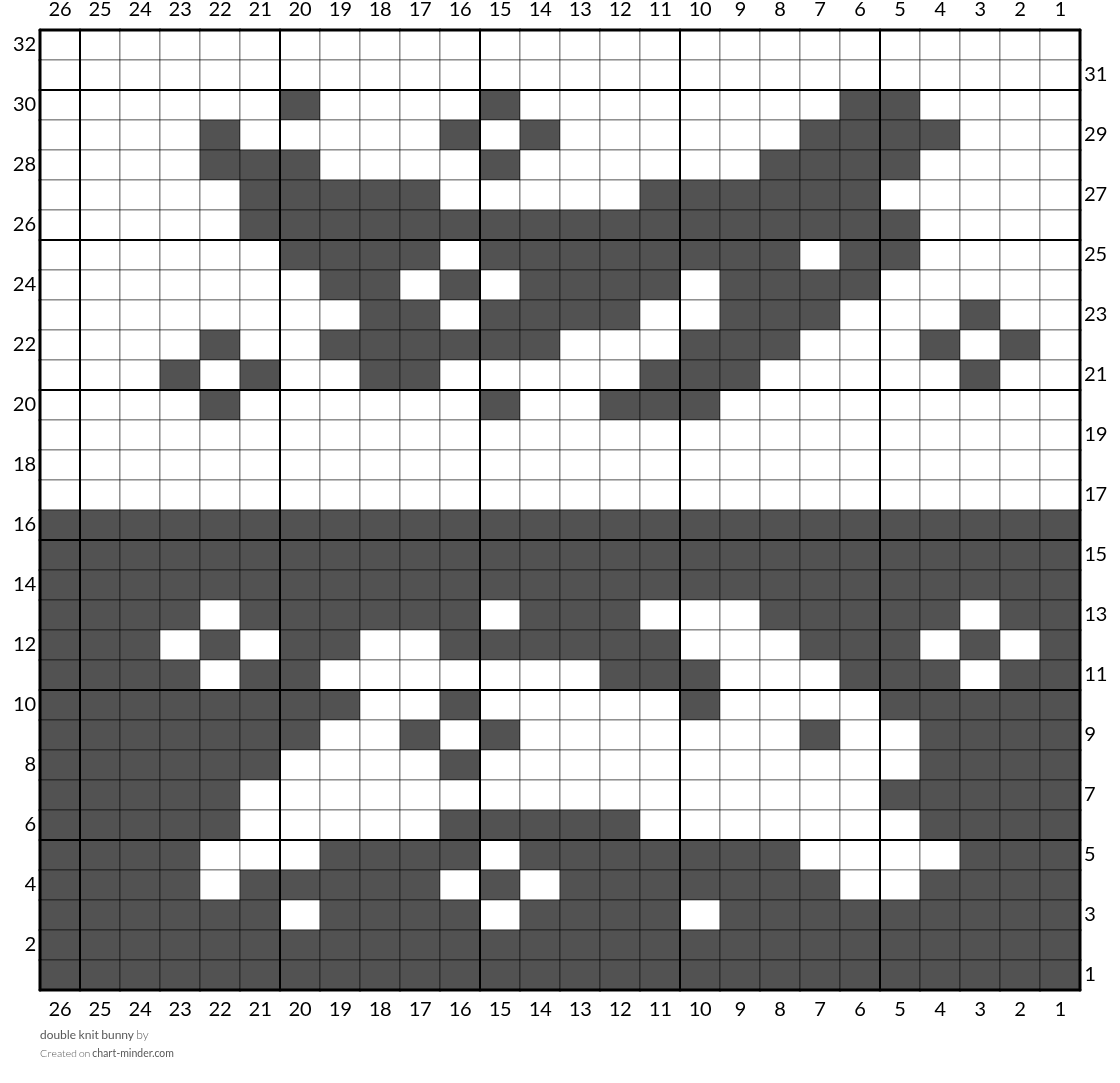 double knit bunny