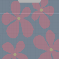 Back of flower cardigan