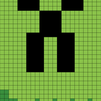 Copy of Minecraft Creeper Tapestry Chart 