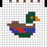 Mallard sweater yoke