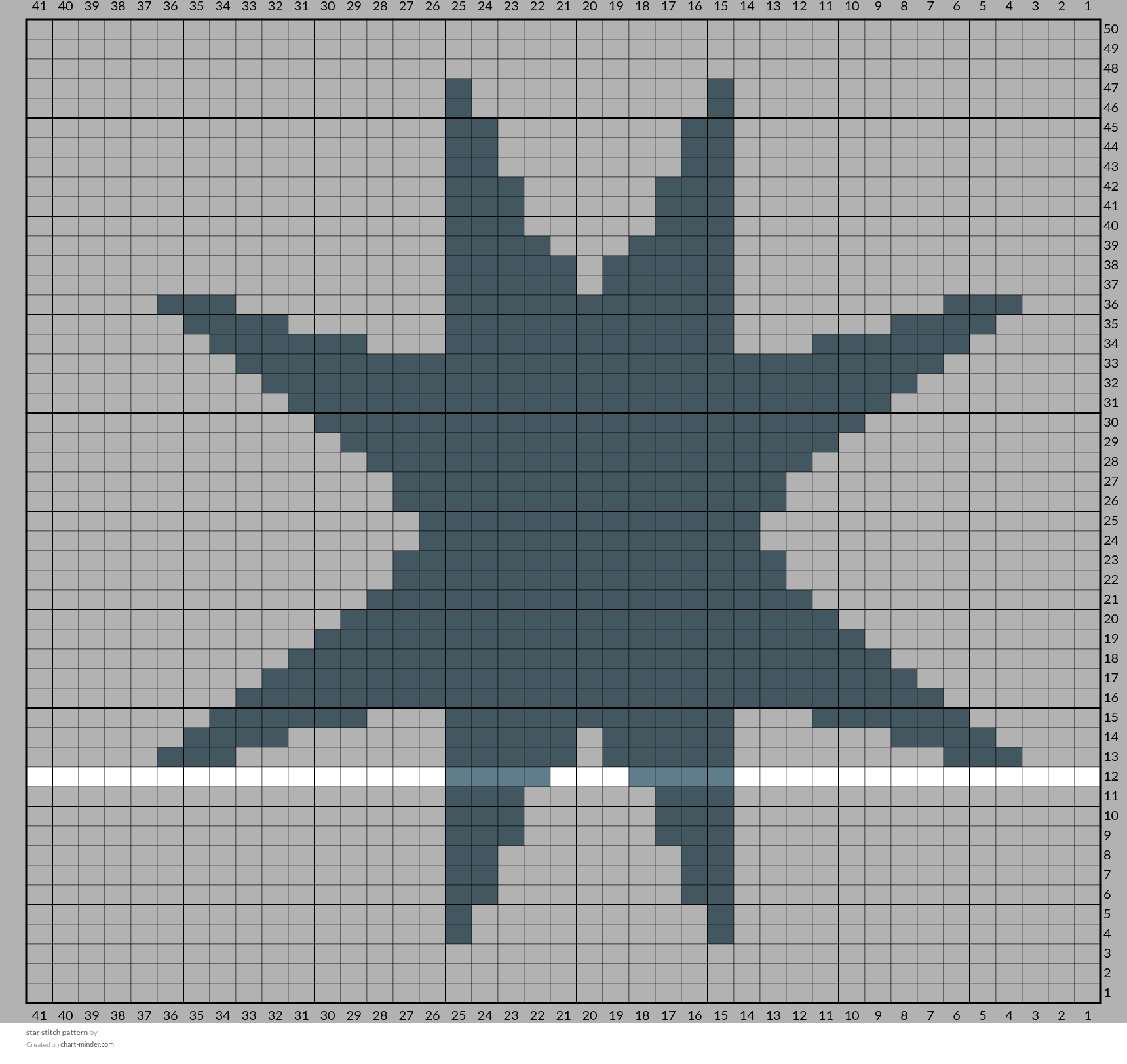 star stitch pattern