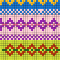 . PINK fairisle