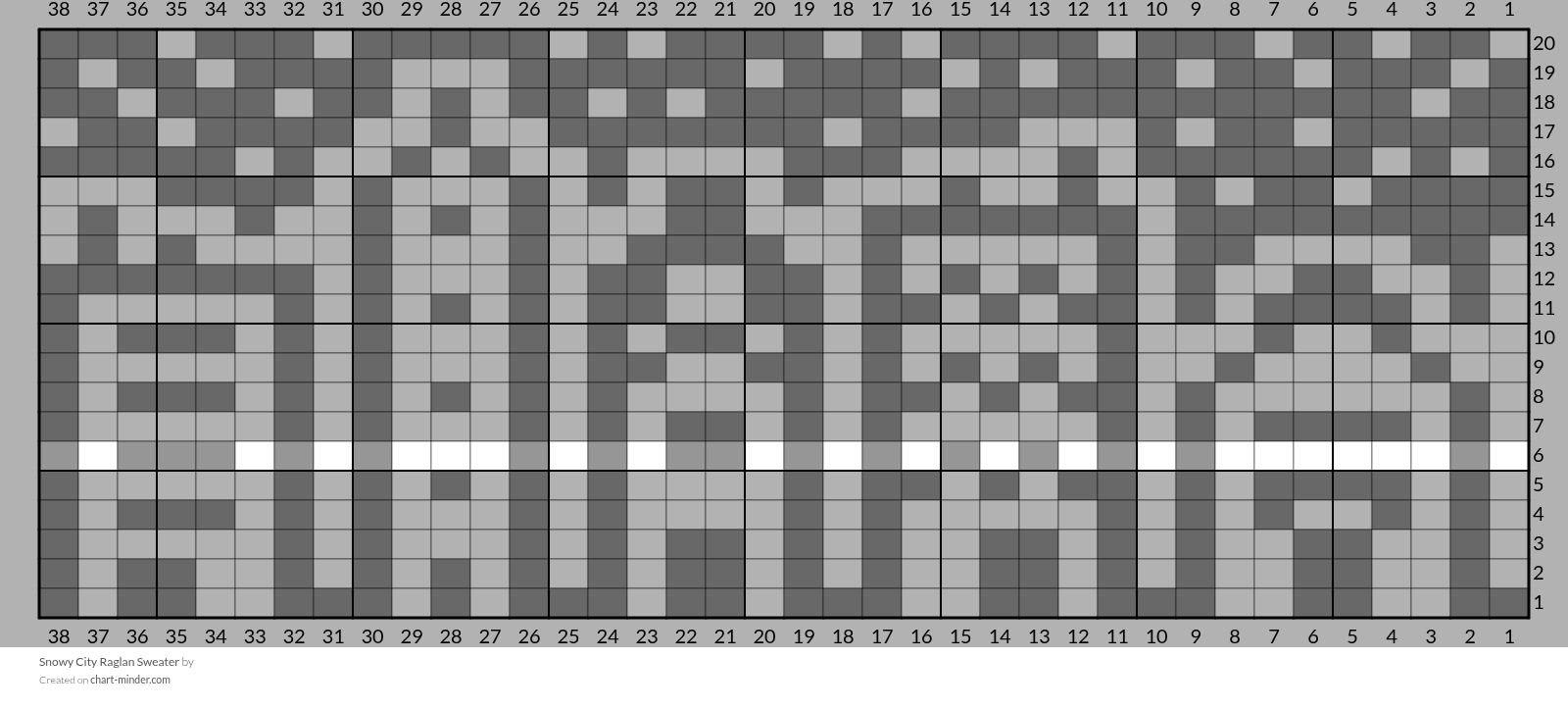 Snowy City Raglan Sweater