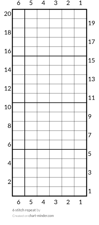 6 stitch repeat