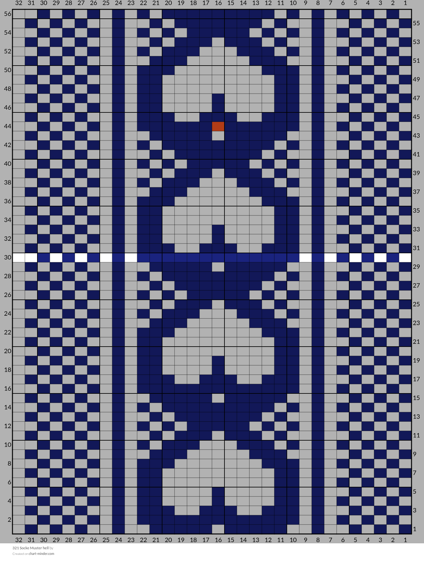 321 Socke Muster hell