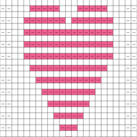 Jess- Pink frosted Heart