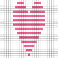 Jess- Pink frosted Heart