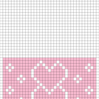 하트뿅뿅코바늘매트