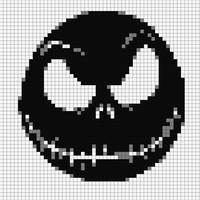 skellington grayscale