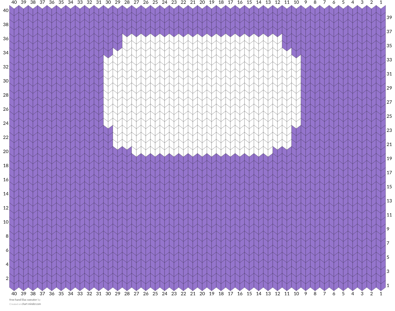 free hand lilac sweater