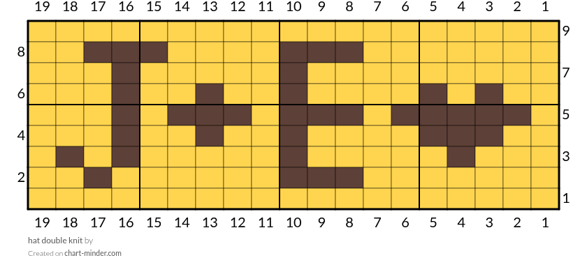 hat double knit
