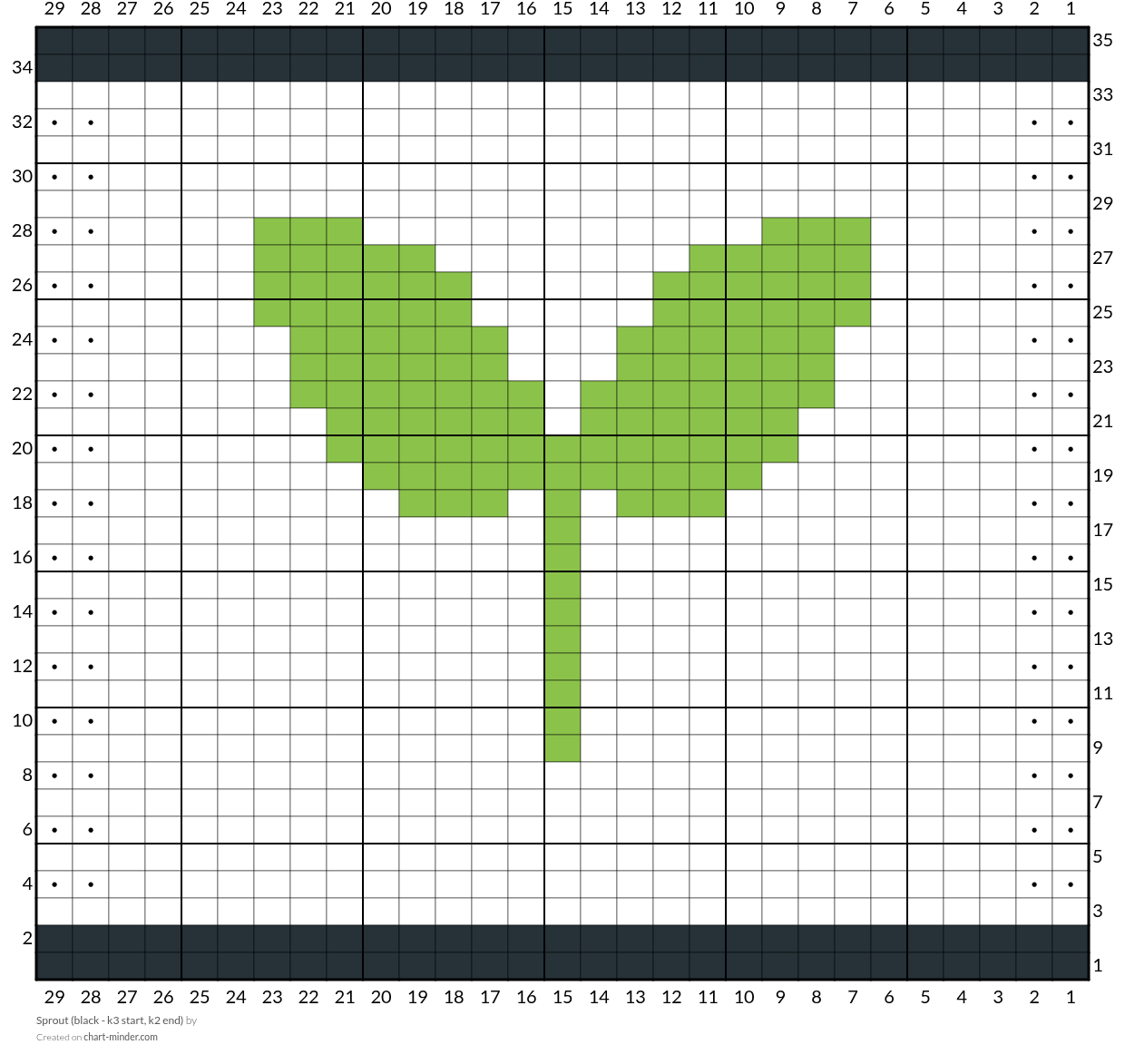 Sprout (black - k3 start, k2 end)