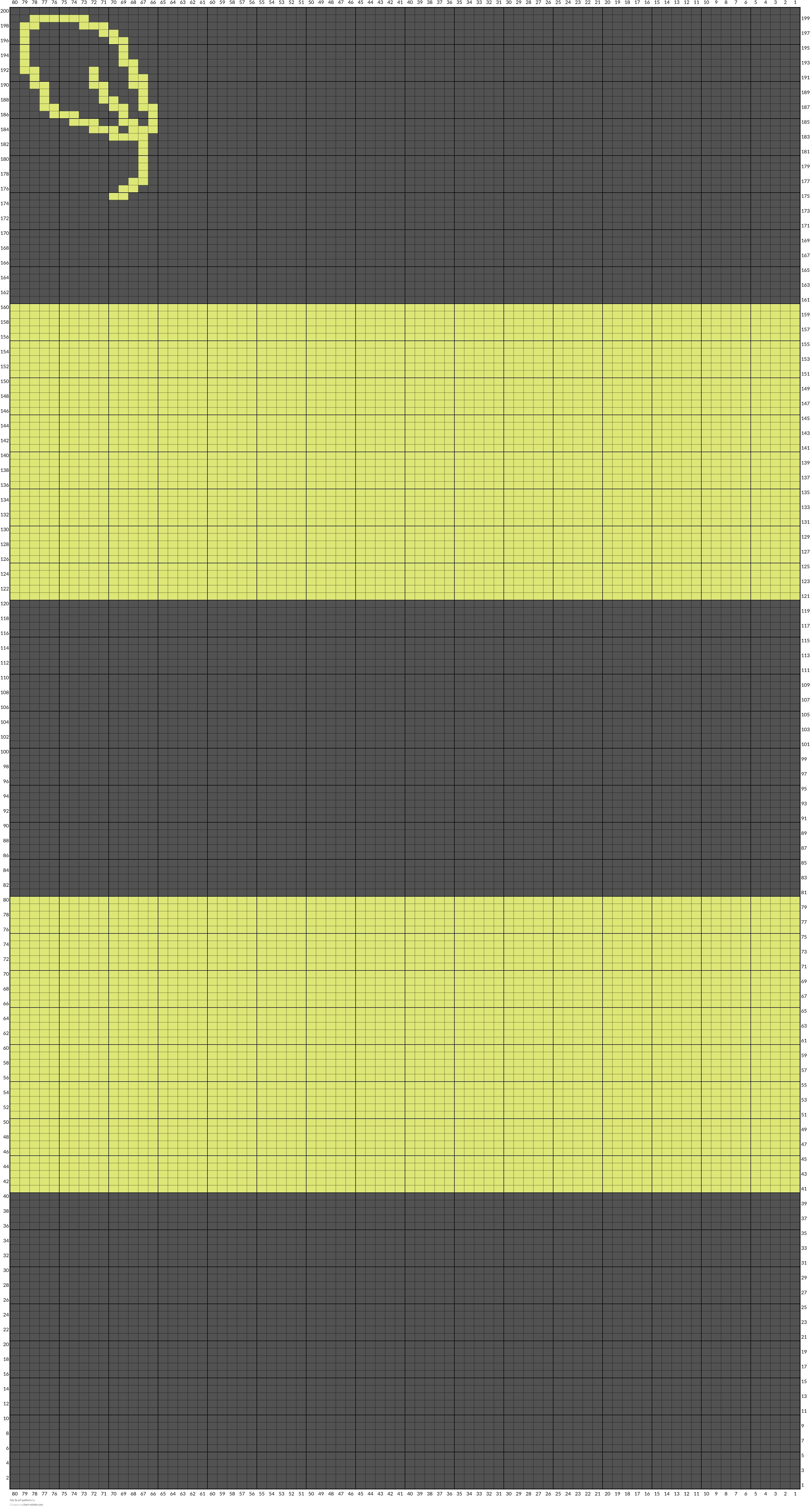 My Scarf pattern