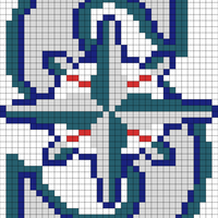 Final Mariners S Logo Colorwork Chart
