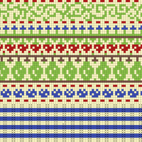 garden dream fair isle cat hat