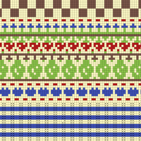 garden dream fair isle cat hat