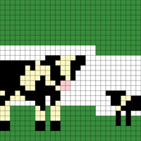 Cow and calf