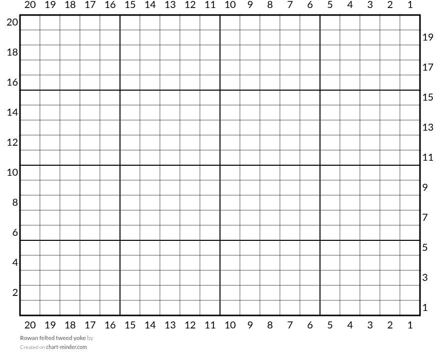 Rowan felted tweed yoke