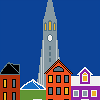 workable intarsia chart for Reykjavik sweater