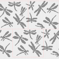dragonflies revised_repeat pattern