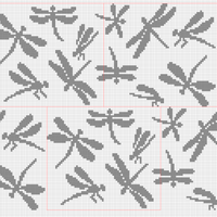 dragonflies revised_repeat pattern