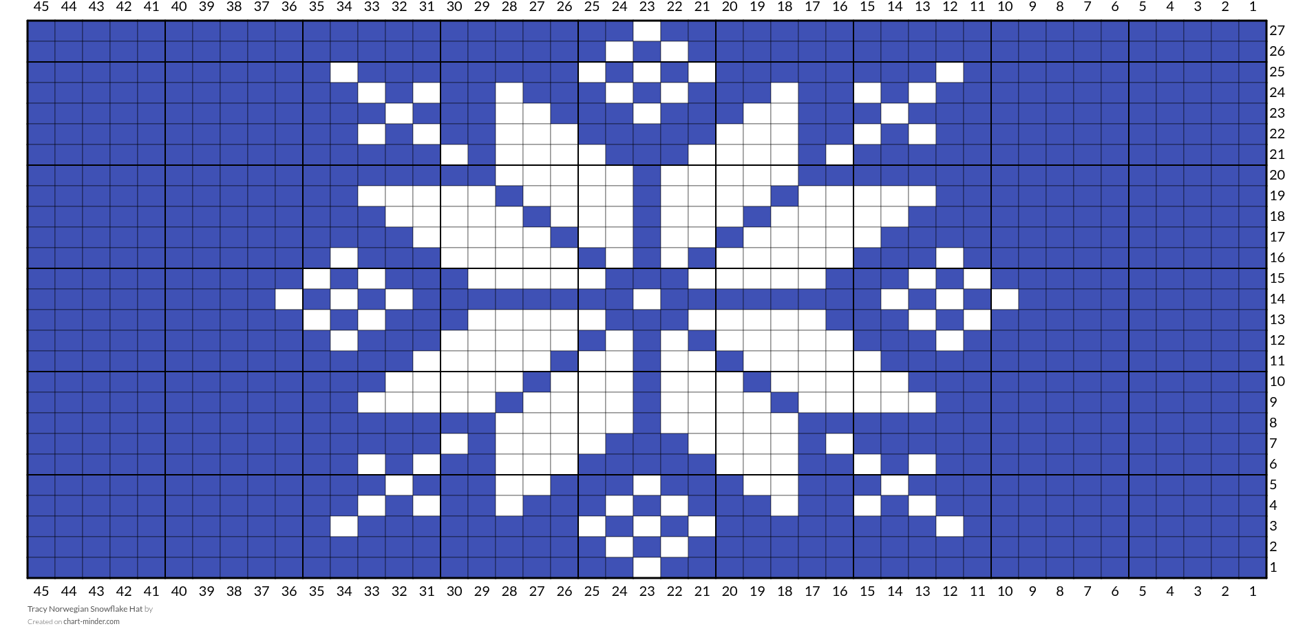 Tracy Norwegian Snowflake Hat