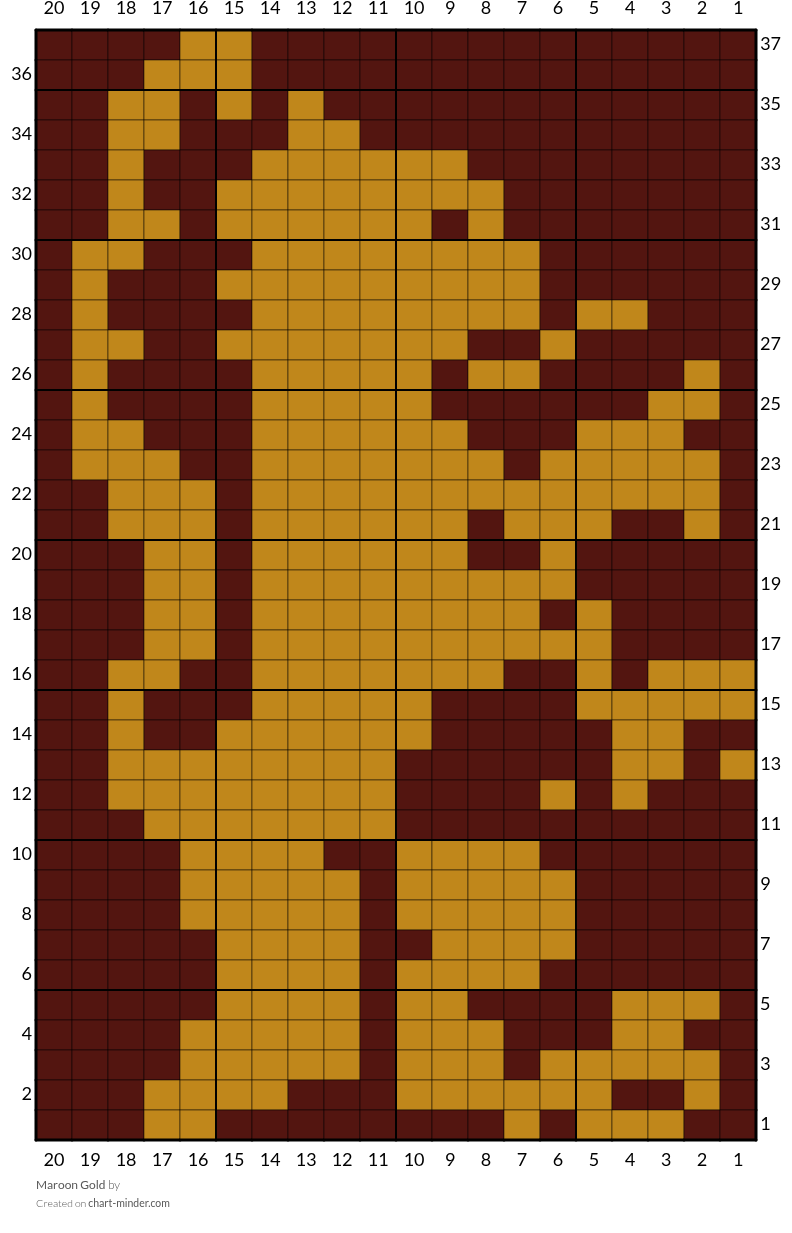 Maroon Gold 