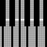 Piano Key Ribbing