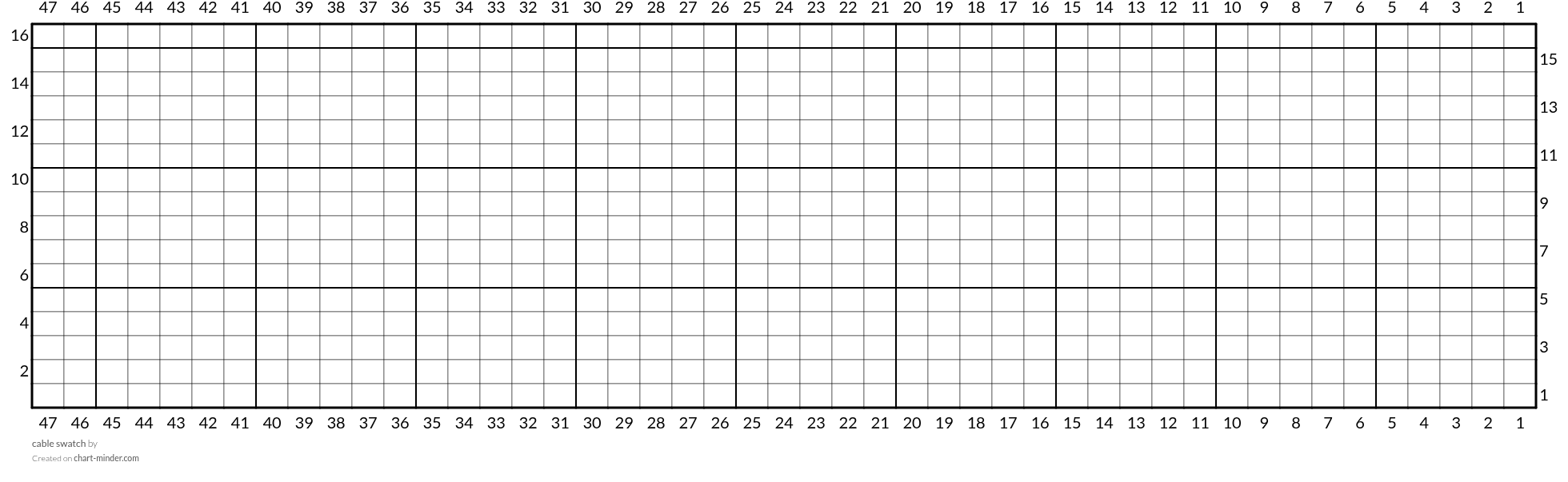 cable swatch
