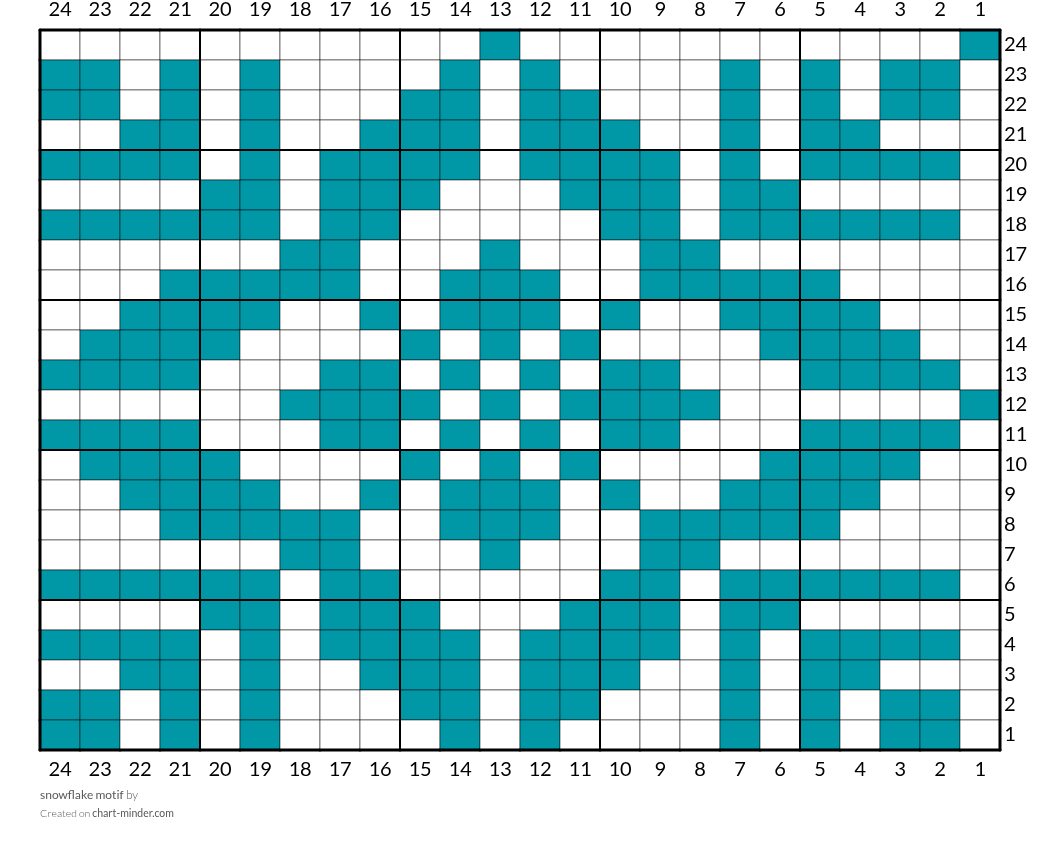 snowflake motif
