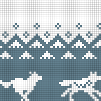 Copy of Copy of Copy of Copy of Copy of Running Wolves Wolf (50 stitches)