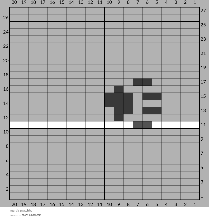 Intarsia Swatch