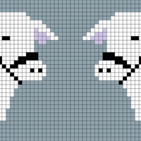 Lavender/Arctic Blue Holstein Cow